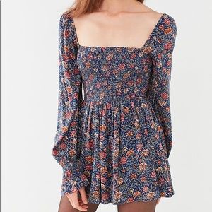 Kimchi Blue Floral Smocked Romper